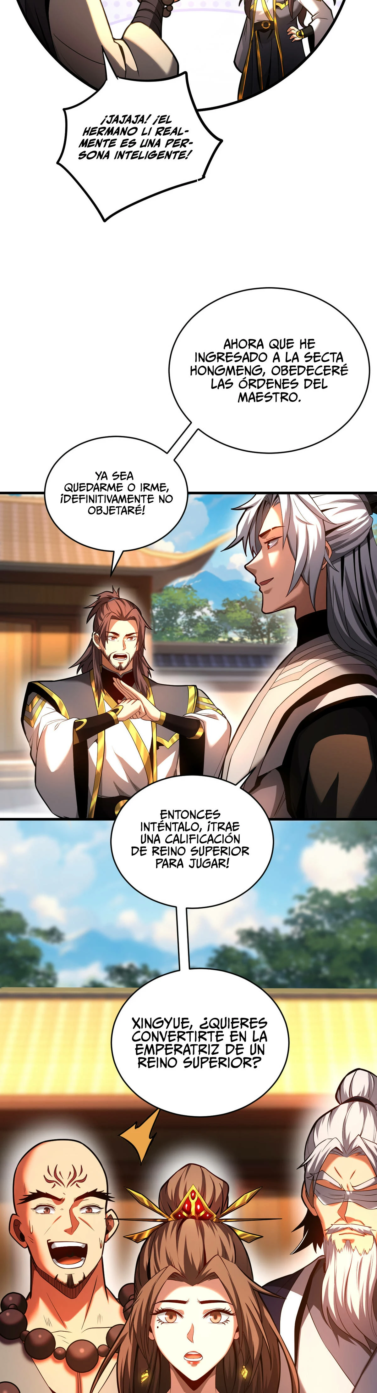 Mientras mis discípulas se matan, yo me relajo! > Capitulo 73 > Page 141